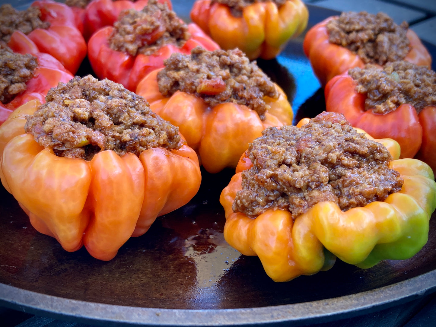 Aji Cachucha (Dulce) Peppers - Fresh Picked